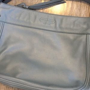 Coach Zoe Hobo Bag Light Blue and Like New! 💙